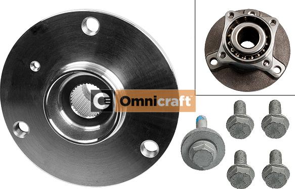 Omnicraft 2466531 - Комплект подшипника ступицы колеса autosila-amz.com