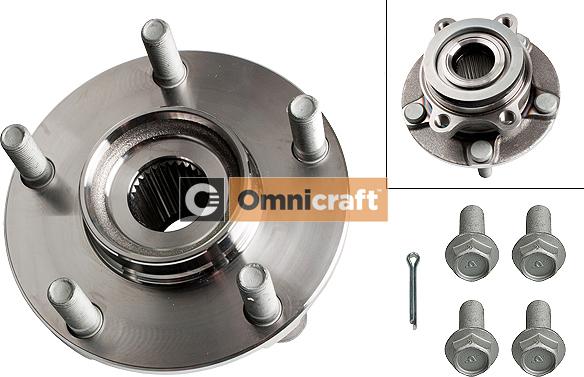 Omnicraft 2466800 - Комплект подшипника ступицы колеса autosila-amz.com