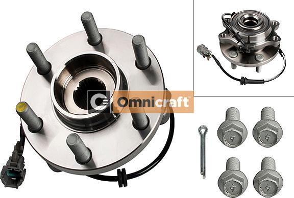 Omnicraft 2466802 - Комплект подшипника ступицы колеса autosila-amz.com