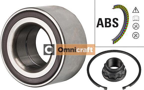 Omnicraft 2466822 - Комплект подшипника ступицы колеса autosila-amz.com