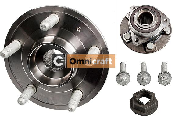 Omnicraft 2466871 - Комплект подшипника ступицы колеса autosila-amz.com