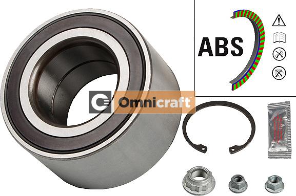 Omnicraft 2466792 - Комплект подшипника ступицы колеса autosila-amz.com