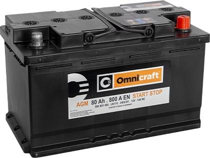Omnicraft 2402381 - Стартерная аккумуляторная батарея, АКБ autosila-amz.com