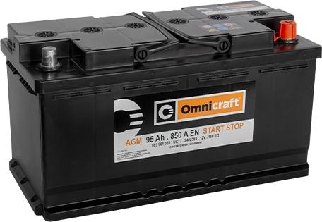 Omnicraft 2402383 - Стартерная аккумуляторная батарея, АКБ autosila-amz.com