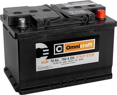 Omnicraft 2402379 - Стартерная аккумуляторная батарея autosila-amz.com