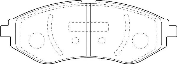 Omnicraft 2134934 - Тормозные колодки, дисковые, комплект autosila-amz.com