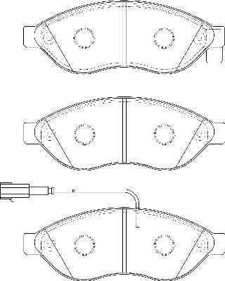 Omnicraft 2134932 - Тормозные колодки, дисковые, комплект autosila-amz.com