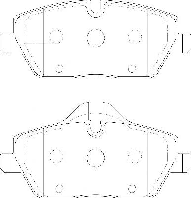 Omnicraft 2134970 - Тормозные колодки, дисковые, комплект autosila-amz.com