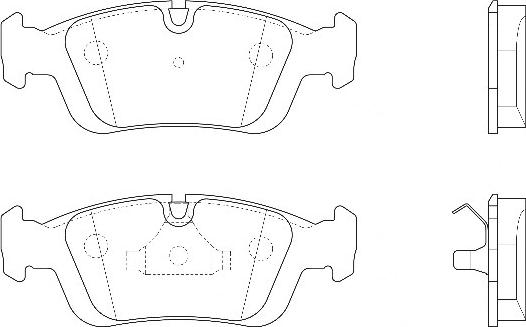 Omnicraft 2134890 - Тормозные колодки, дисковые, комплект autosila-amz.com