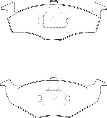 Omnicraft 2134872 - Тормозные колодки, дисковые, комплект autosila-amz.com