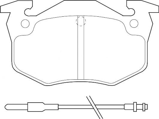 Omnicraft 2135650 - Тормозные колодки, дисковые, комплект autosila-amz.com