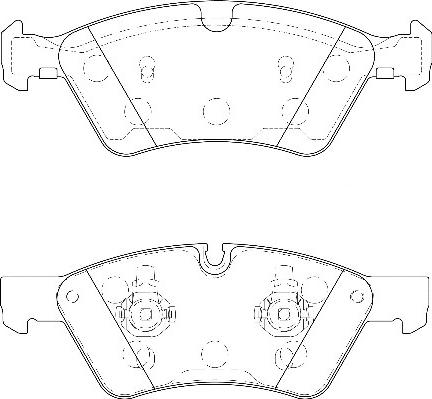 Omnicraft 2135180 - Тормозные колодки, дисковые, комплект autosila-amz.com