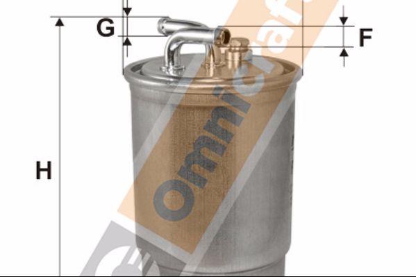 Omnicraft 2136851 - Топливный фильтр autosila-amz.com
