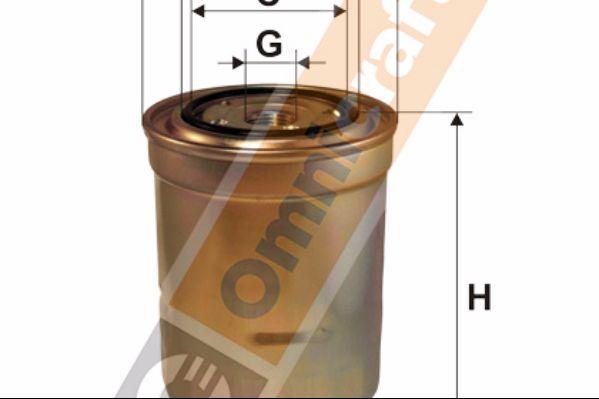 Omnicraft 2136761 - Топливный фильтр autosila-amz.com