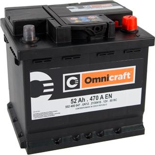 Omnicraft 2130410 - Стартерная аккумуляторная батарея, АКБ autosila-amz.com