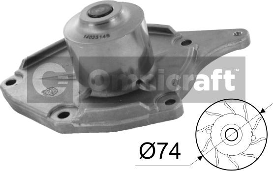 Omnicraft 2316882 - Водяной насос autosila-amz.com