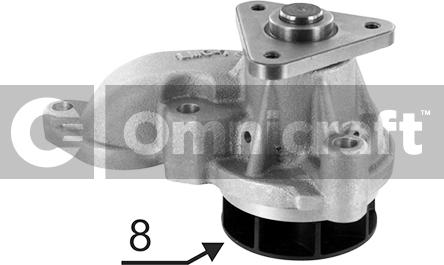 Omnicraft 2317081 - Водяной насос autosila-amz.com