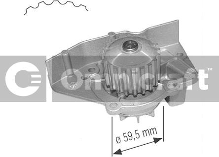 Omnicraft 2317250 - Водяной насос autosila-amz.com