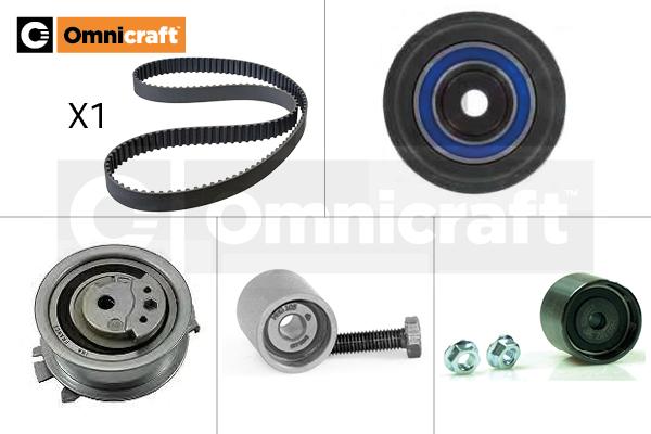 Omnicraft 2328586 - Комплект зубчатого ремня ГРМ autosila-amz.com