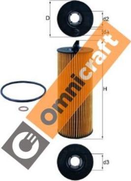 Omnicraft 2255829 - Масляный фильтр autosila-amz.com