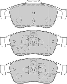 Omnicraft 2230127 - Тормозные колодки, дисковые, комплект autosila-amz.com