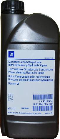 Opel 93165414 - Масло трансмиссионное для автомат. КПП Getriebeol Automatikgetriebe DEXRON VI, 1 л. autosila-amz.com