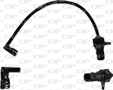 Open Parts AK3123.00 - Сигнализатор, износ тормозных колодок autosila-amz.com