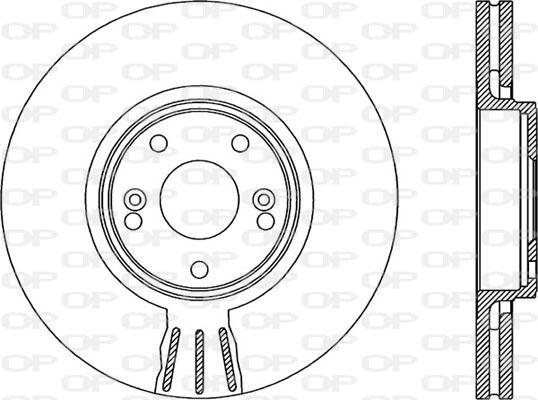 Open Parts BDA1999.20 - Тормозной диск autosila-amz.com