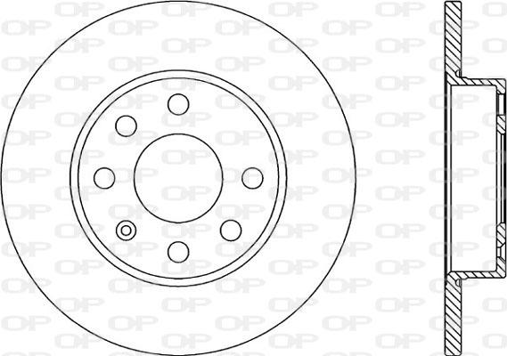 Open Parts BDA1967.10 - Тормозной диск autosila-amz.com