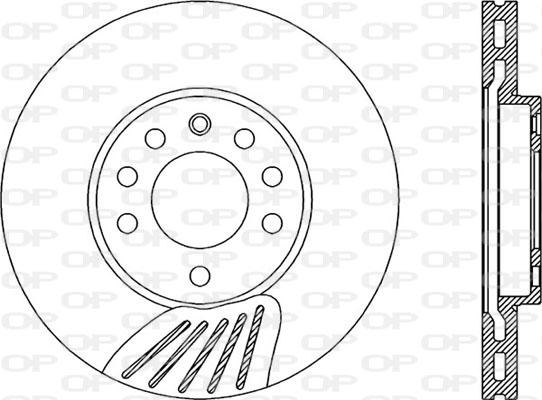 Open Parts BDA1908.20 - Тормозной диск autosila-amz.com