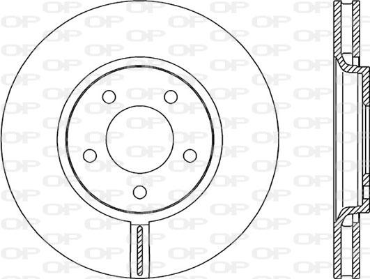 Open Parts BDA1981.20 - Тормозной диск autosila-amz.com