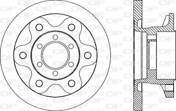 Open Parts BDA1690.10 - Тормозной диск autosila-amz.com