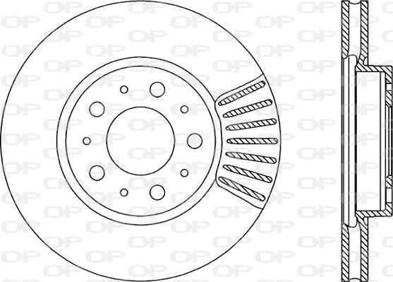 Open Parts BDA1614.20 - Тормозной диск autosila-amz.com