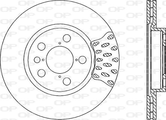 Open Parts BDA1674.20 - Тормозной диск autosila-amz.com