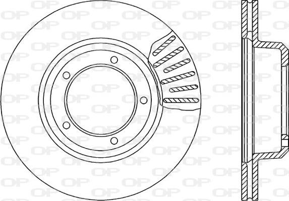 Open Parts BDA1064.20 - Тормозной диск autosila-amz.com