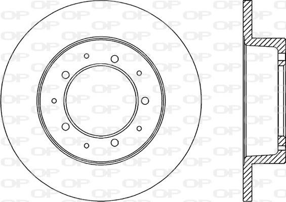 Open Parts BDR1061.10 - Тормозной диск autosila-amz.com