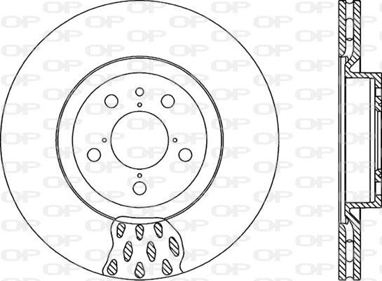 Open Parts BDA1015.20 - Тормозной диск autosila-amz.com