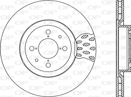 Open Parts BDR1016.20 - Тормозной диск autosila-amz.com