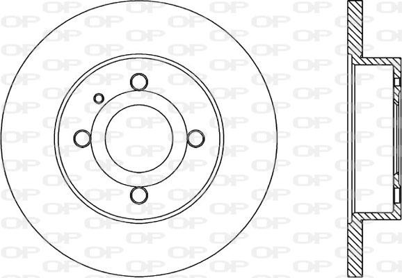 Open Parts BDR1013.10 - Тормозной диск autosila-amz.com