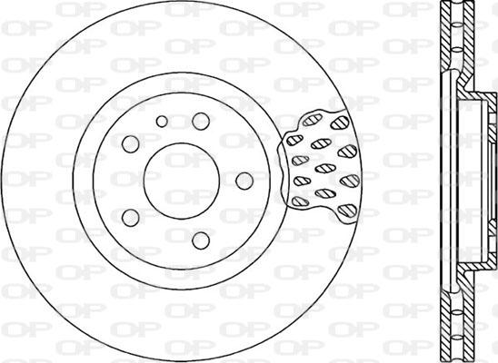 Open Parts BDA1017.20 - Тормозной диск autosila-amz.com