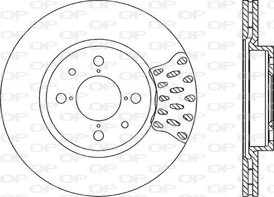 Open Parts BDA1146.20 - Тормозной диск autosila-amz.com