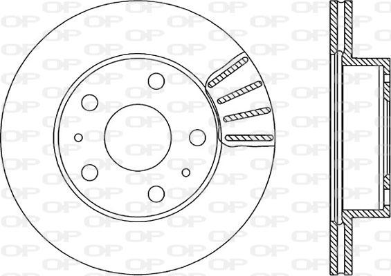 Open Parts BDA1152.20 - Тормозной диск autosila-amz.com