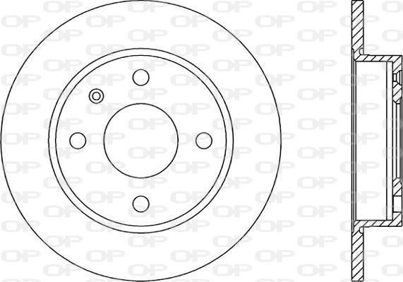 Open Parts BDA1175.10 - Тормозной диск autosila-amz.com