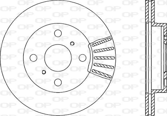 Open Parts BDR1841.20 - Тормозной диск autosila-amz.com