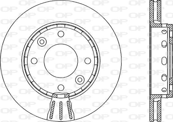 Open Parts BDA1886.20 - Тормозной диск autosila-amz.com