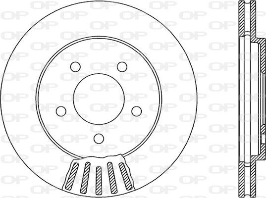 Open Parts BDA1871.20 - Тормозной диск autosila-amz.com