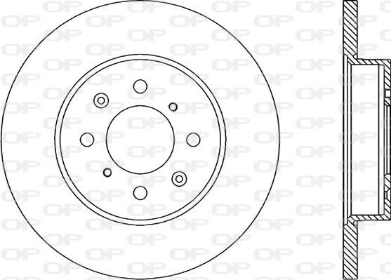 Open Parts BDA1752.10 - Тормозной диск autosila-amz.com