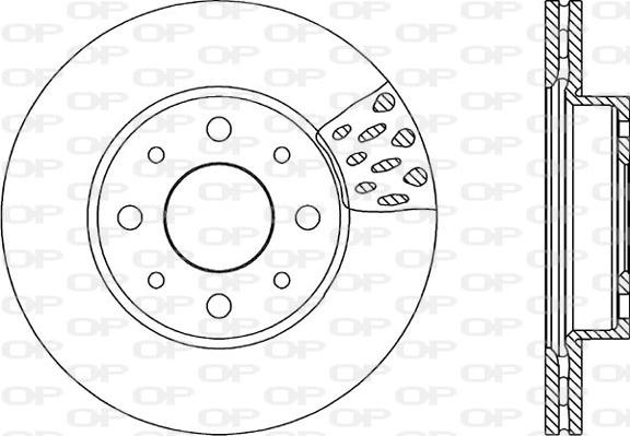 Open Parts BDA1766.20 - Тормозной диск autosila-amz.com