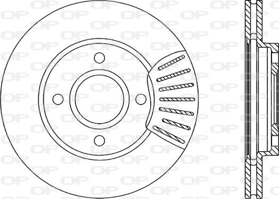 Open Parts BDA1739.20 - Тормозной диск autosila-amz.com