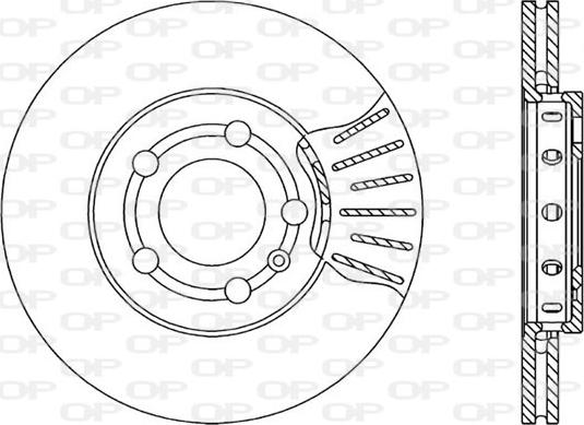 Open Parts BDR1730.20 - Тормозной диск autosila-amz.com